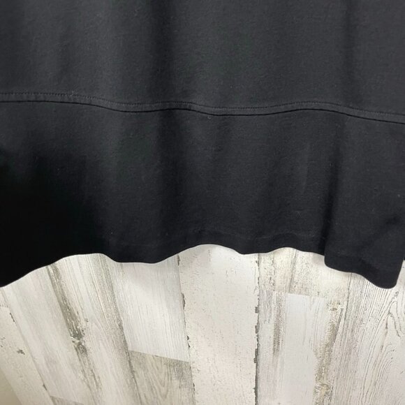 The Nines by Hatch knit midi dress maternity black size Medium comfy classic - Picture 4 of 7
